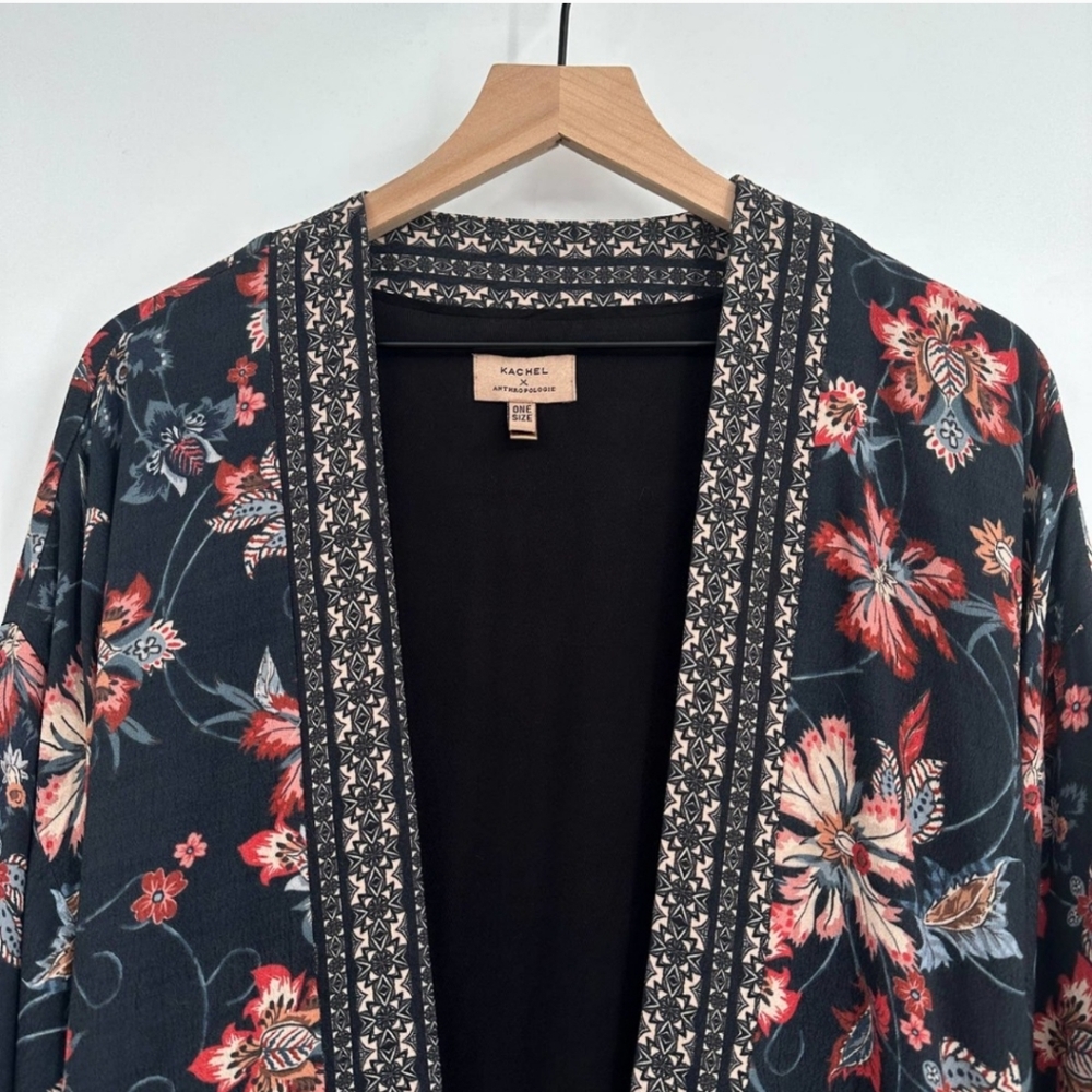 Anthropologie x Kachel Floral Kimono Boho Cardigan - One Size - Picture 9 of 14